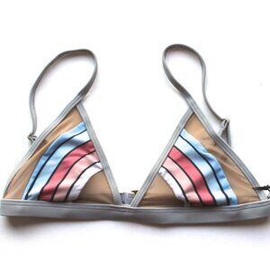 Pacific and Driftwood Grey Yosemite Deux Rainbow Bikini Top
